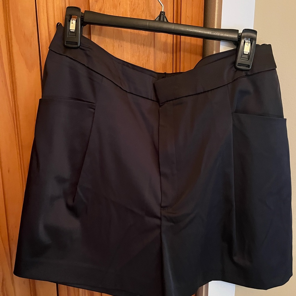 Zara Black Trouser Shorts NWT XL